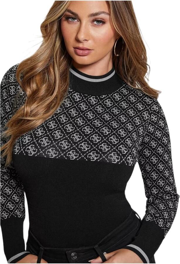 Guess Ronde Hals Sweater Black Dames
