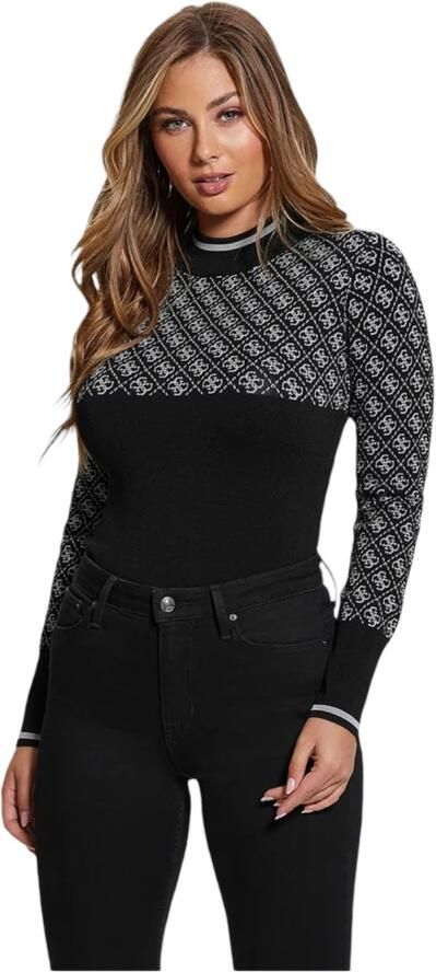 Guess Ronde Hals Sweater Black Dames - Foto 2