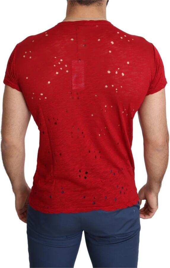 Guess Rood Katoenen T-Shirt Dagelijkse Must-have Red Heren
