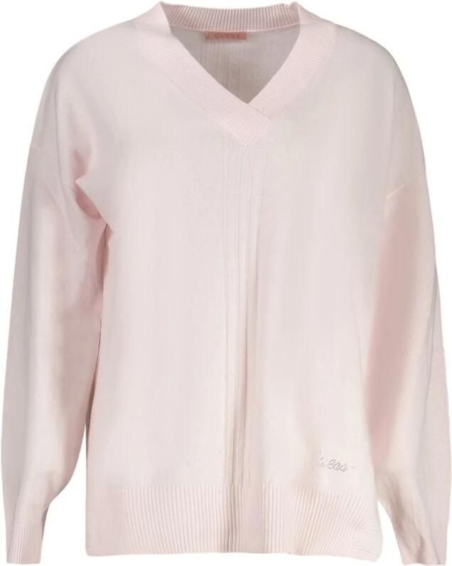 Guess Rosa Katoenen Trui Pink Dames