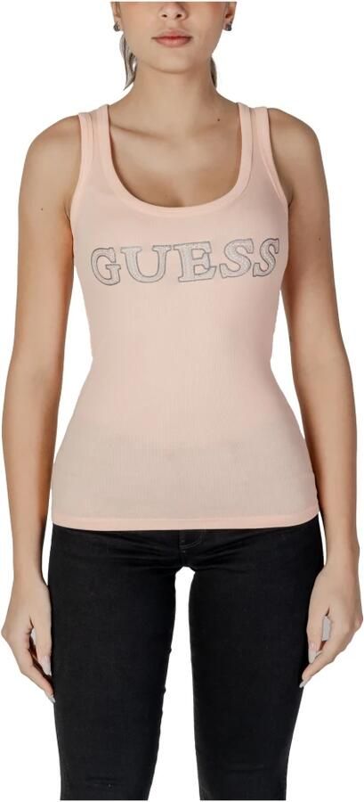 Guess Roze Mouwloze Tanktop met Print Pink Dames - Foto 3