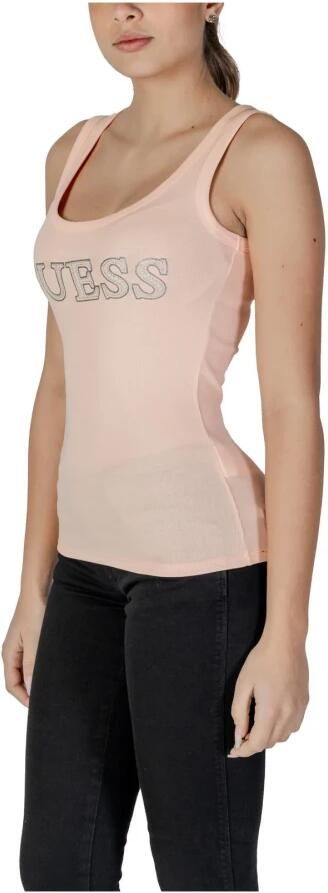 Guess Roze Mouwloze Tanktop met Print Pink Dames - Foto 2