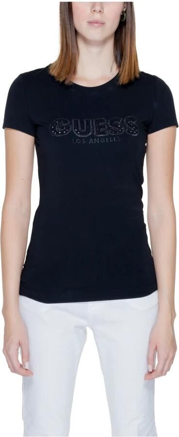 Guess Sangallo Dames T-shirt Lente Zomer Collectie Black Dames - Foto 4