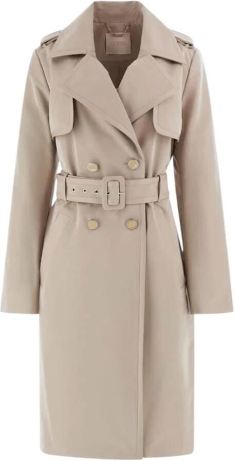 Guess Sartoriale Jenny Beige Trench Coat Beige Dames - Foto 2