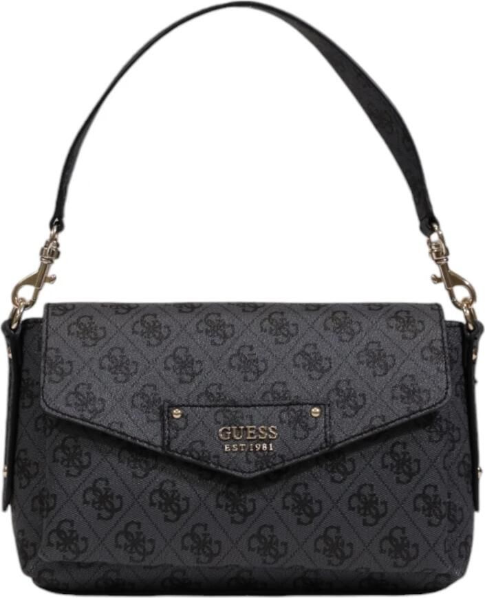 Guess Grijze Polyurethaan Handtas Dames Tassencollectie Gray Dames - Foto 7