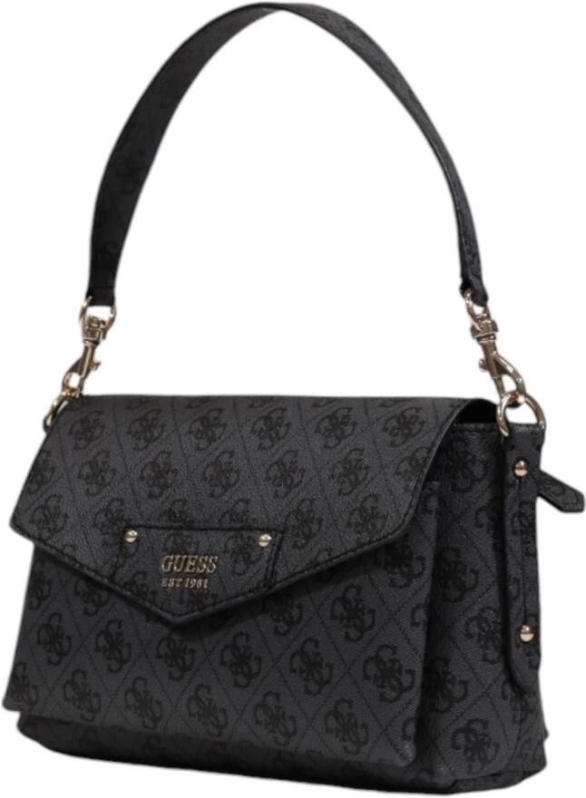 Guess Grijze Polyurethaan Handtas Dames Tassencollectie Gray Dames - Foto 5