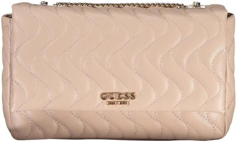 Guess Gewatteerde Rosewood Eco Leren Schoudertas Pink Dames - Foto 3
