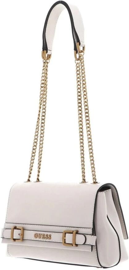 Guess Schoudertas van imitatieleer met metalen logo Beige Dames - Foto 2