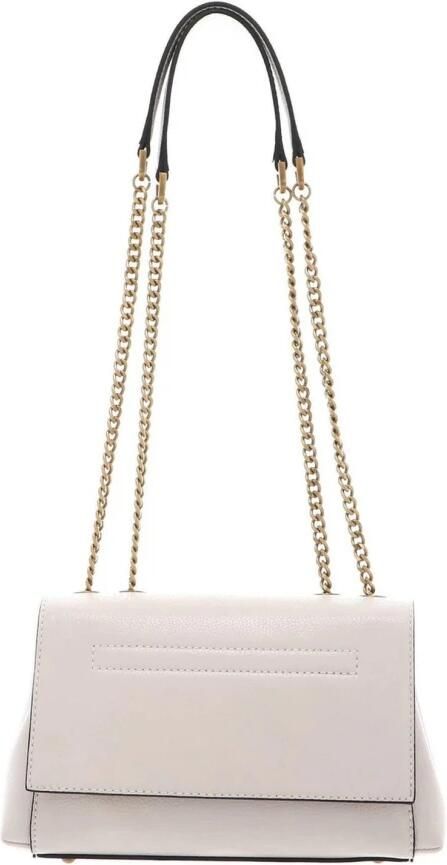 Guess Schoudertas van imitatieleer met metalen logo Beige Dames