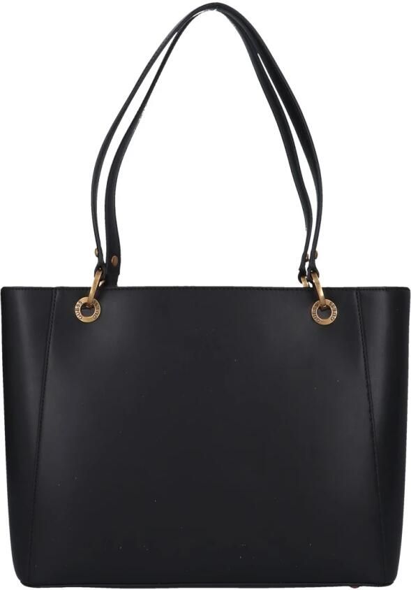 Guess Zwarte Dames Handtas Fleet Stijl Black Dames - Foto 4