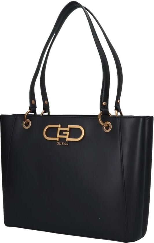 Guess Zwarte Dames Handtas Fleet Stijl Black Dames