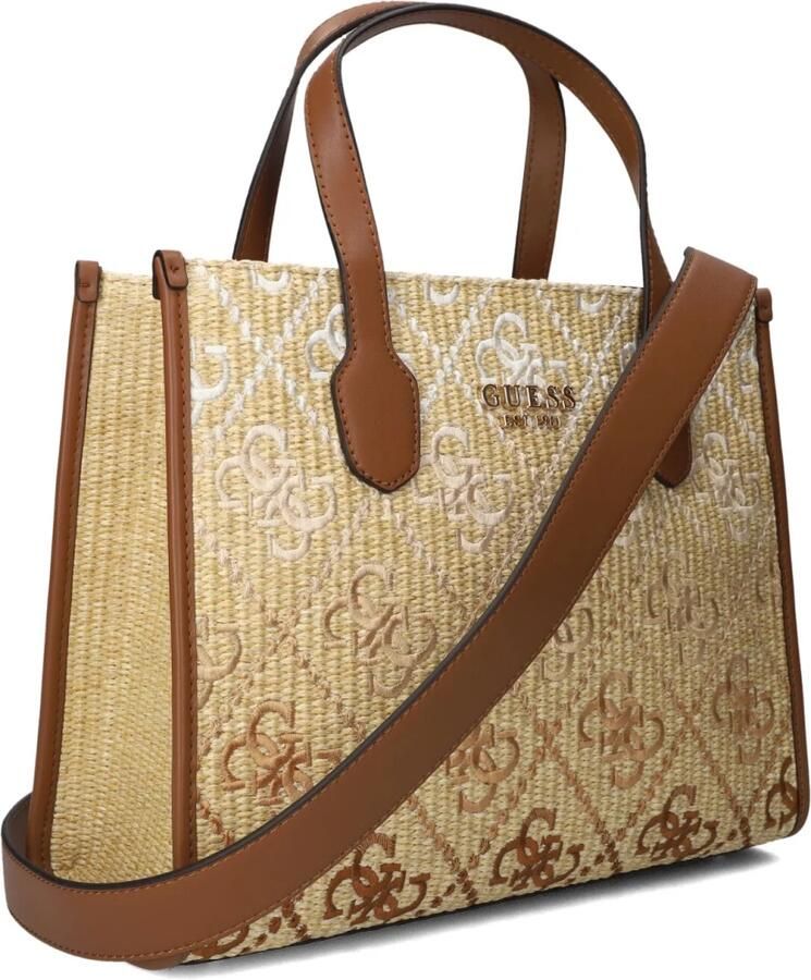 Guess Stijlvolle Grote Tassen Collectie Beige Dames