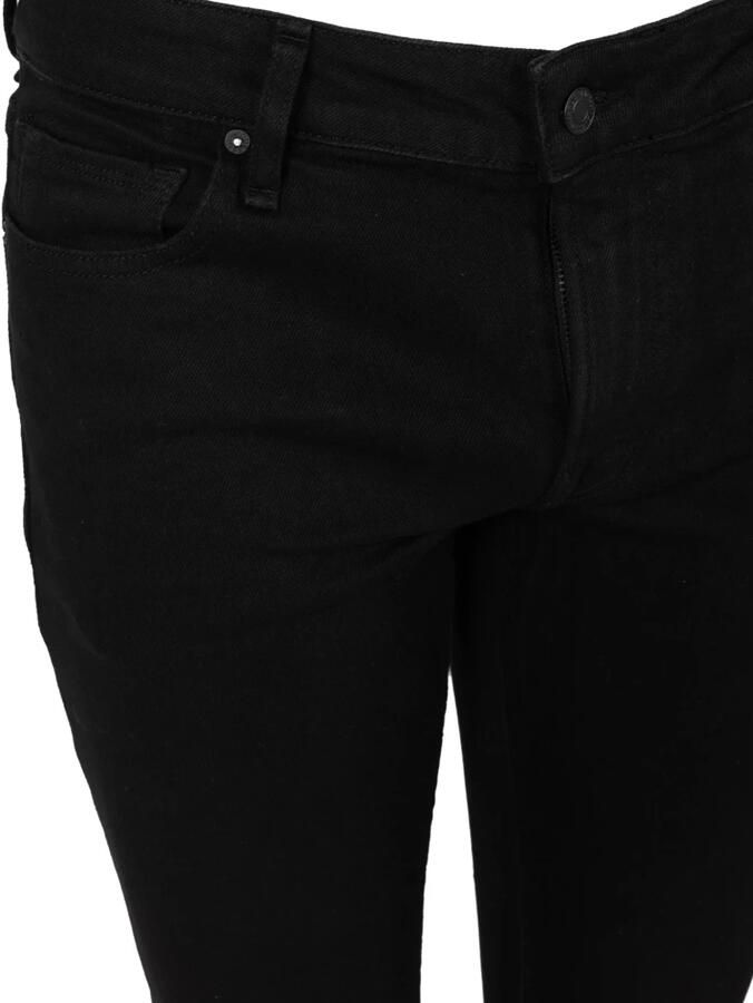 Guess Zwarte Skinny Fit Jeans met Lage Taille en Klassiek 5-Zakken Ontwerp Black Heren