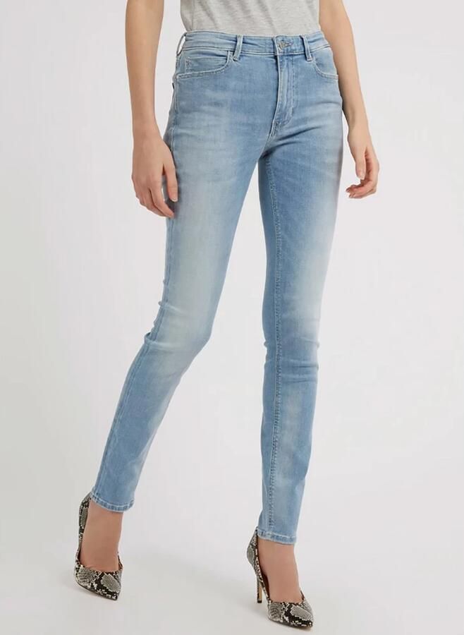 Guess Lichtblauwe 1891 Skinny Jeans voor dames Blauw Dames