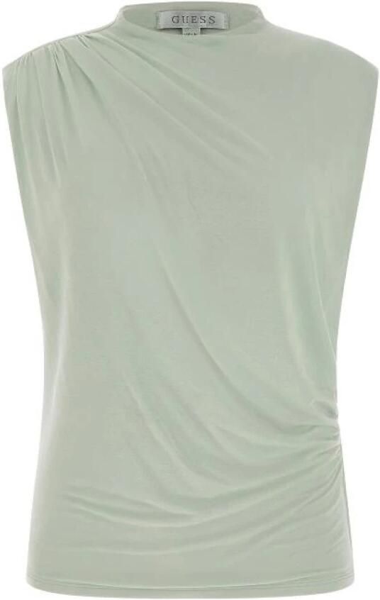 Guess Sleeveless Tops Green Dames