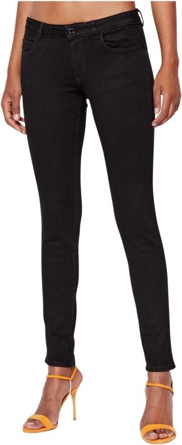 Guess Slim Donker Denim Skinny Jeans Black Dames - Foto 3