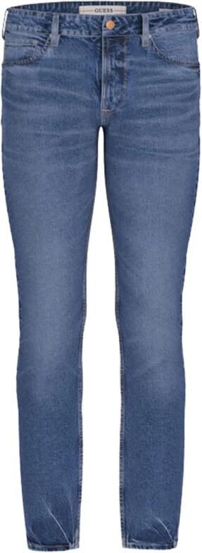 Guess Slim Fit Denim Jeans met Flared Details Blue Heren - Foto 1