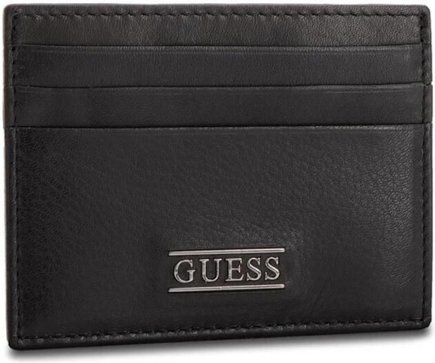 Guess Kaarthouder Portemonnee Minimalistische Stijl Black