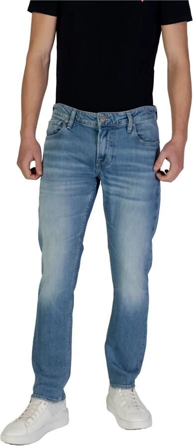 Guess Lichtblauwe Skinny Jeans met Gewassen Effect Blue Heren - Foto 4