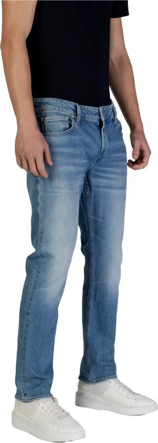 Guess Lichtblauwe Skinny Jeans met Gewassen Effect Blue Heren - Foto 6