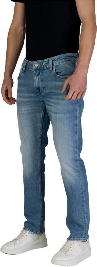 Guess Lichtblauwe Skinny Jeans met Gewassen Effect Blue Heren - Foto 5