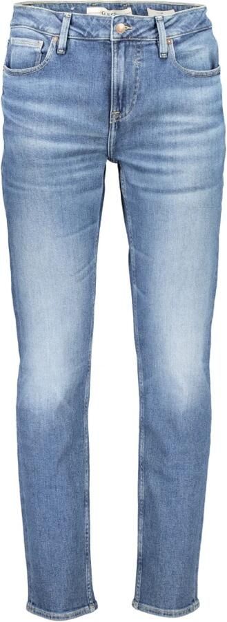 Guess Donkerblauwe Slim Fit Klassieke 5-Pocket Jeans Blue Heren