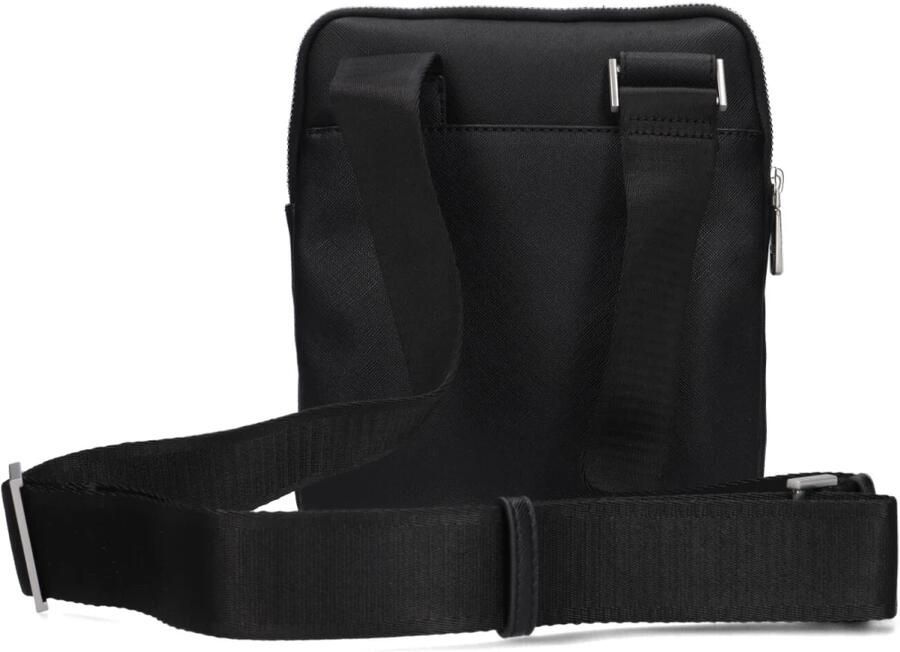 Guess Certosa Xbody Flat Saffiano Zwarte Schoudertas Black - Foto 6