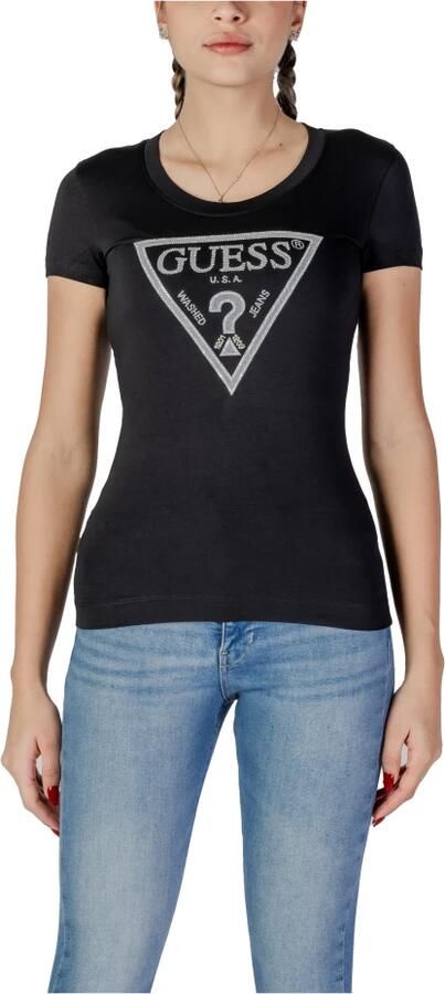 Guess T-shirt Korte Mouw SS CN SHINY TRIANGLE W5RI11 J1314 - Foto 3