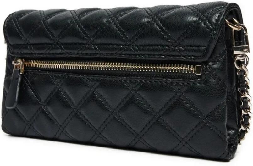 Guess Zwarte Kleine Flap Handtas met Gewatteerd Effect Black Dames - Foto 4