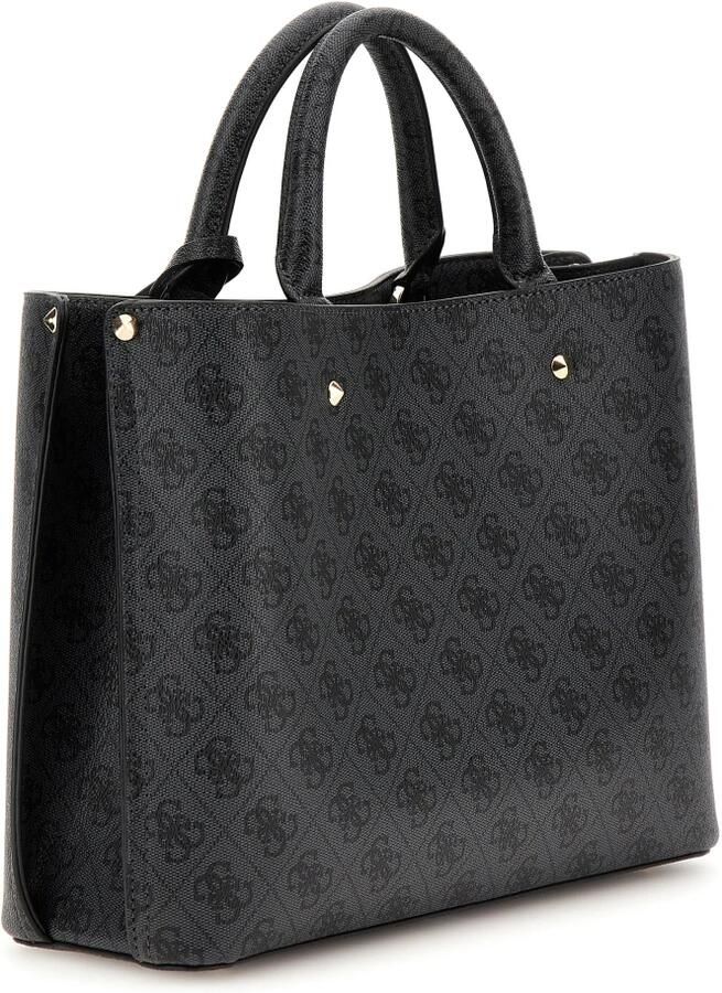 Guess Elegant Society Satchel Handbag Black Dames - Foto 4