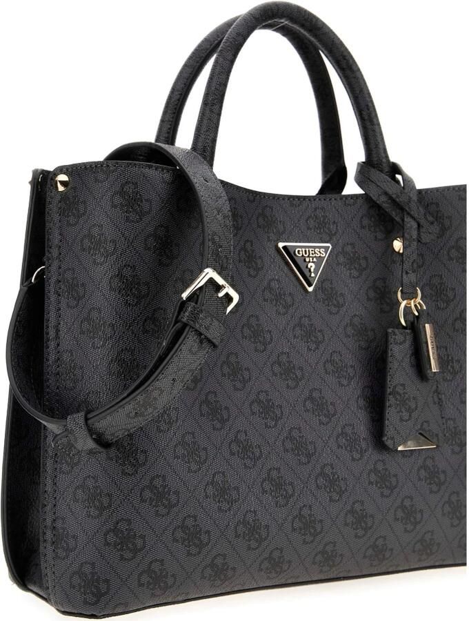 Guess Elegant Society Satchel Handbag Black Dames - Foto 2