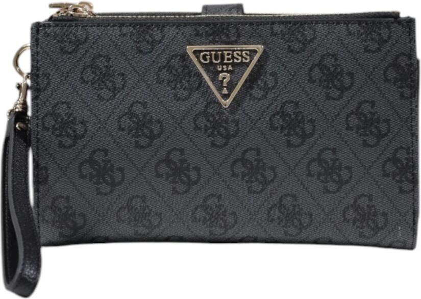 Guess Stijlvolle Bedrukte Ritsportemonnee Gray Dames - Foto 7