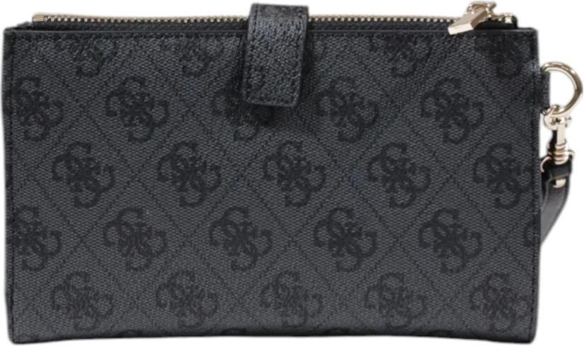 Guess Stijlvolle Bedrukte Ritsportemonnee Gray Dames - Foto 6