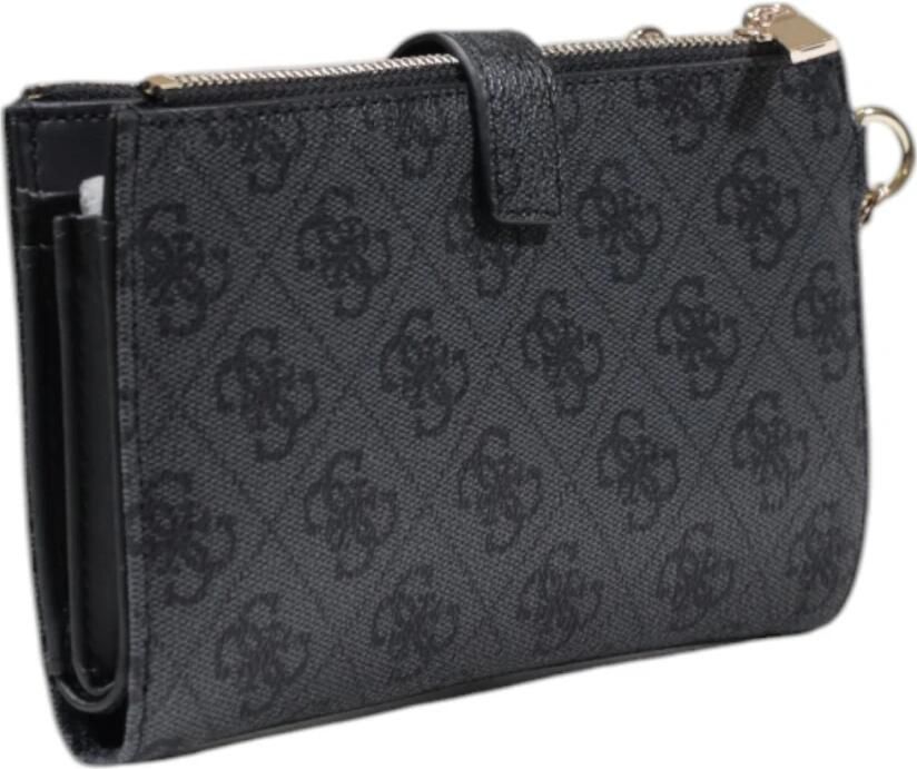 Guess Stijlvolle Bedrukte Ritsportemonnee Gray Dames - Foto 2