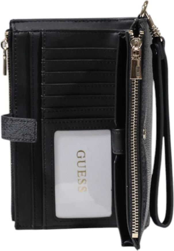 Guess Stijlvolle Bedrukte Ritsportemonnee Gray Dames - Foto 5