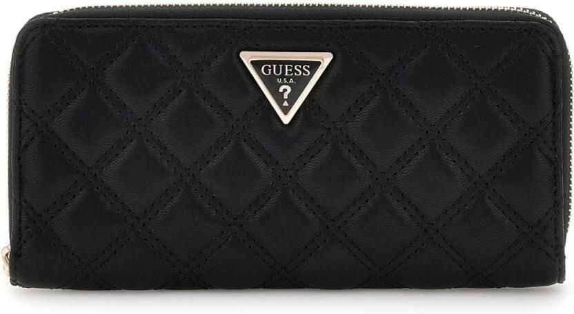 Guess Stijlvolle Grote Ritsportemonnee Zwart Black Dames - Foto 3