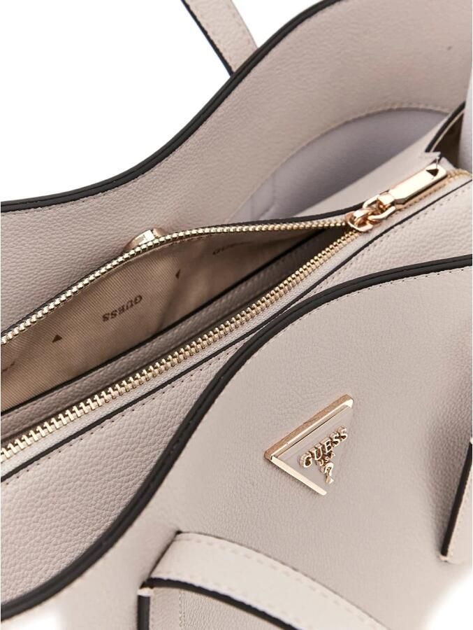 Guess Stijlvolle Handtas Zwart Beige Dames