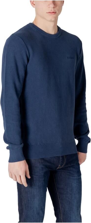 Guess Stijlvolle Heren Katoenen Sweatshirt Collectie Blue Heren - Foto 5