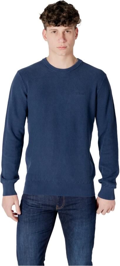 Guess Stijlvolle Heren Katoenen Sweatshirt Collectie Blue Heren - Foto 2