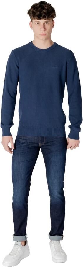 Guess Stijlvolle Heren Katoenen Sweatshirt Collectie Blue Heren - Foto 6