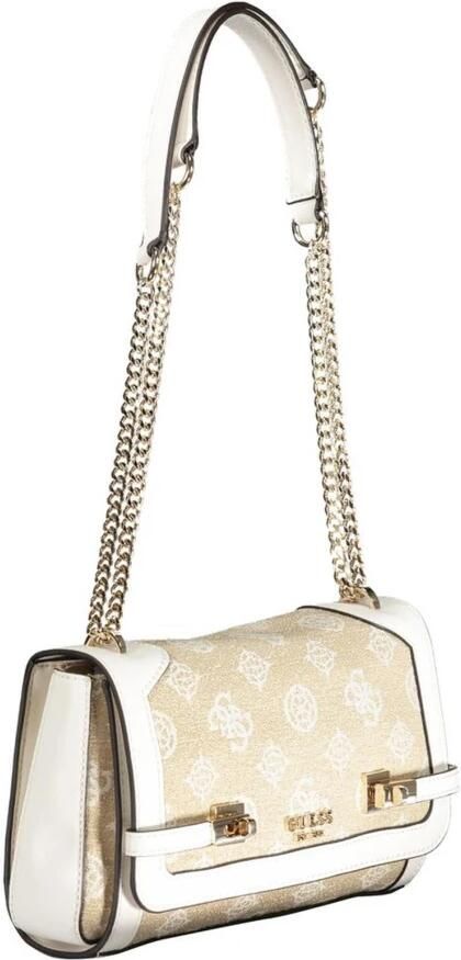 Guess Witte Katoenen Handtas met Schouderkettingen White Dames - Foto 2