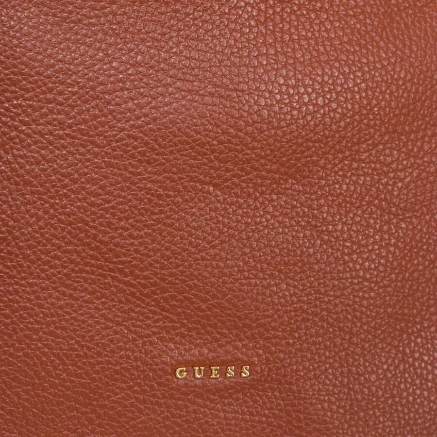 Guess Stijlvolle leren emmer tas Brown Dames