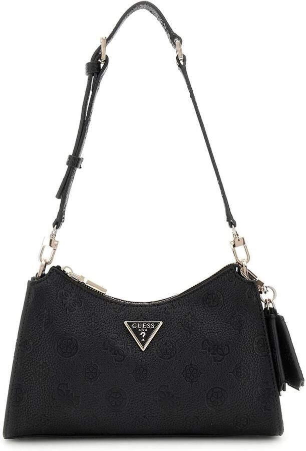 Guess Hobo bags Cresidia Top Zip Shoulder Bag in zwart