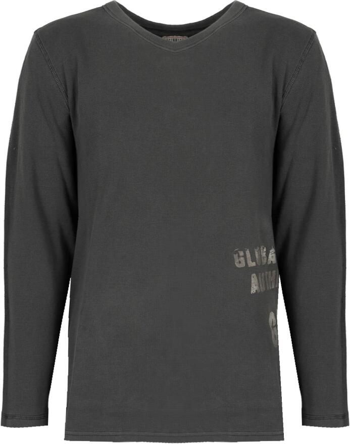 Guess Stijlvolle V-Hals Sweatshirt Grijs Heren