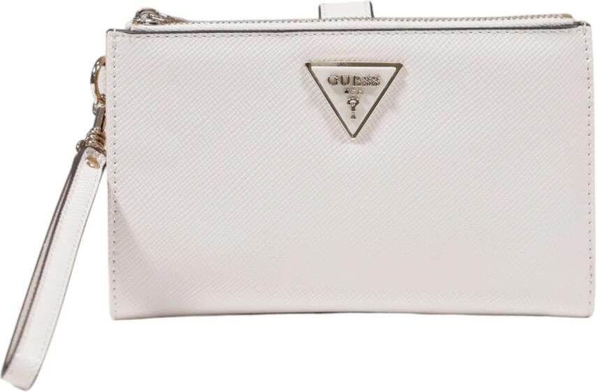 Guess Stijlvolle Zip Wallet met Zakken White Dames - Foto 3