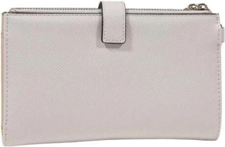 Guess Stijlvolle Zip Wallet met Zakken White Dames