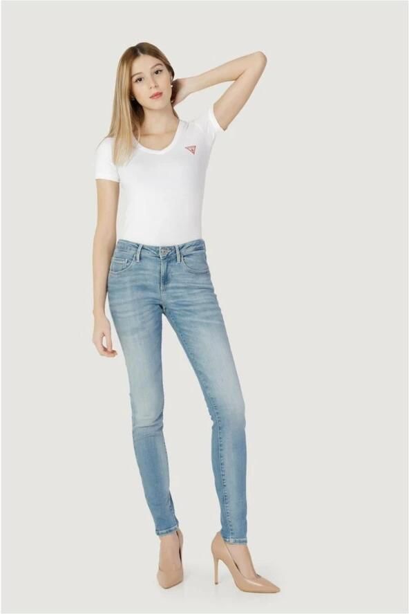 Guess Stretch katoenen skinny jeans collectie Blue Dames