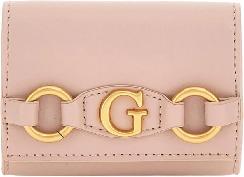 Guess Synthetische Portemonnee Pink Dames