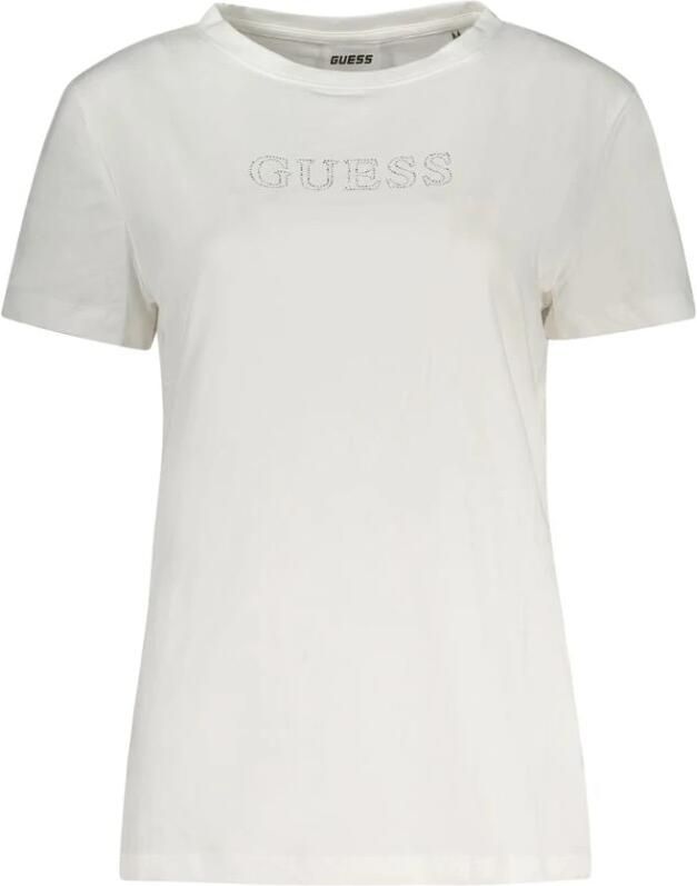 Guess T-shirt met korte mouwen en strass details White Dames - Foto 3