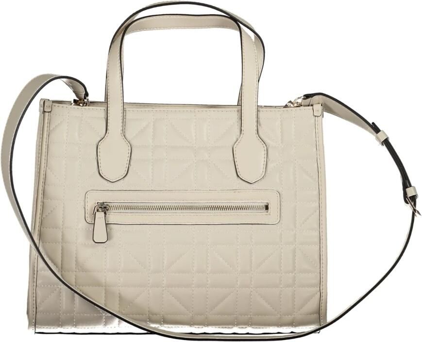 Guess Beige Silvana Handtas met Verstelbare Band Beige Dames - Foto 3